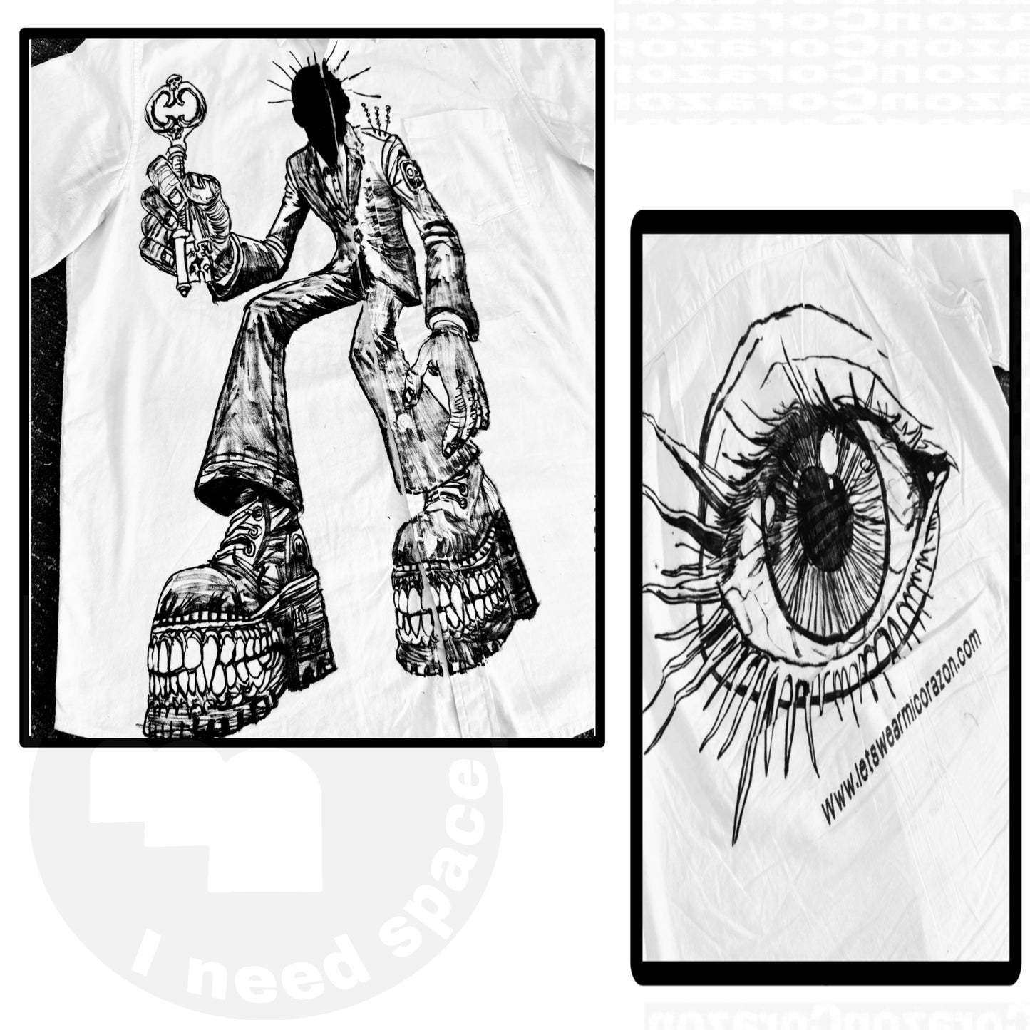 Eye_sin button up shirt