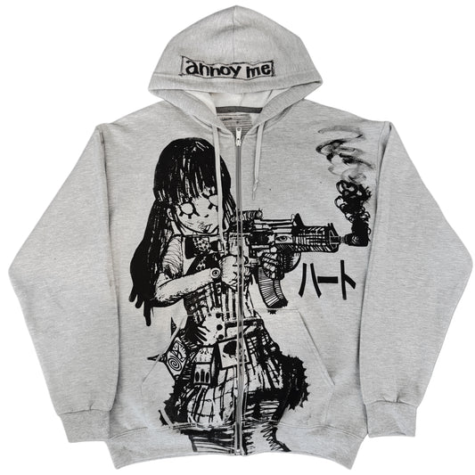 War_ready zip up hoodie